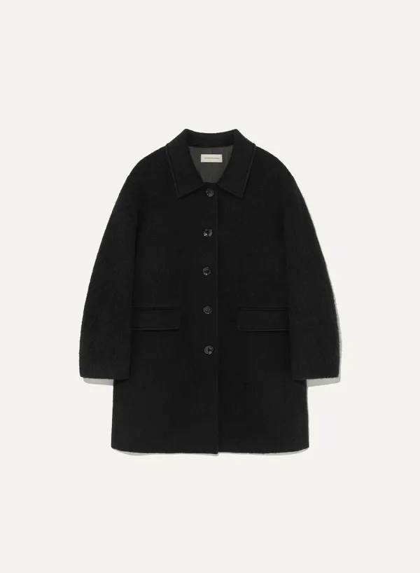 Tolman Alpaca Coat Dark Navy