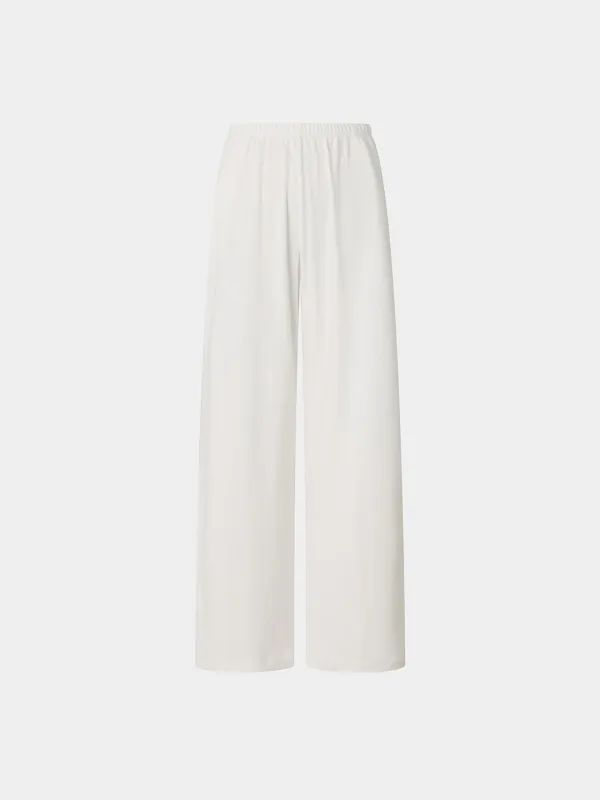 Manas cotton elastic-waist long PT