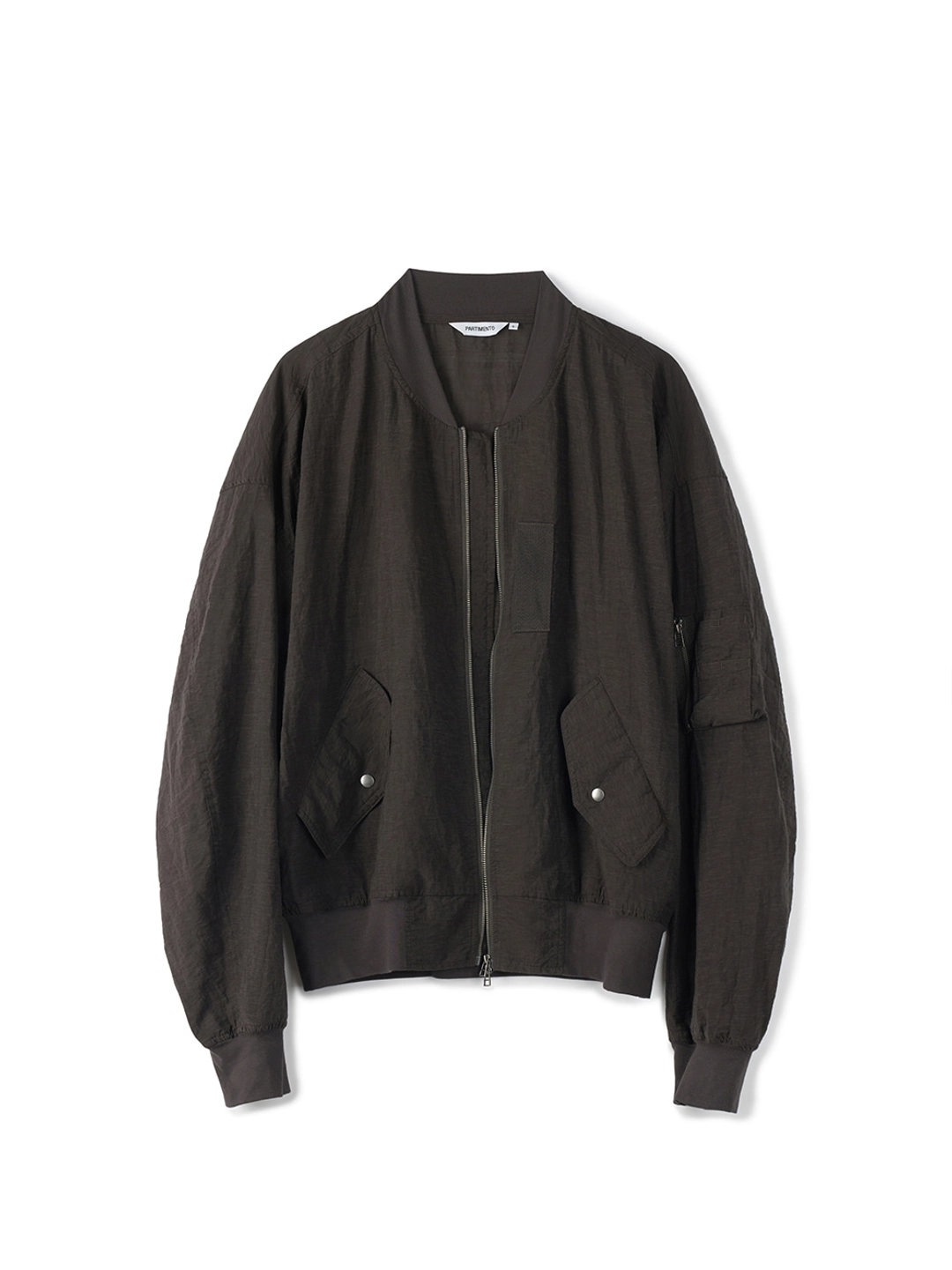 파르티멘토 [Summer] Air Shell MA-1_Charcoal Brown 상품 이미지 3