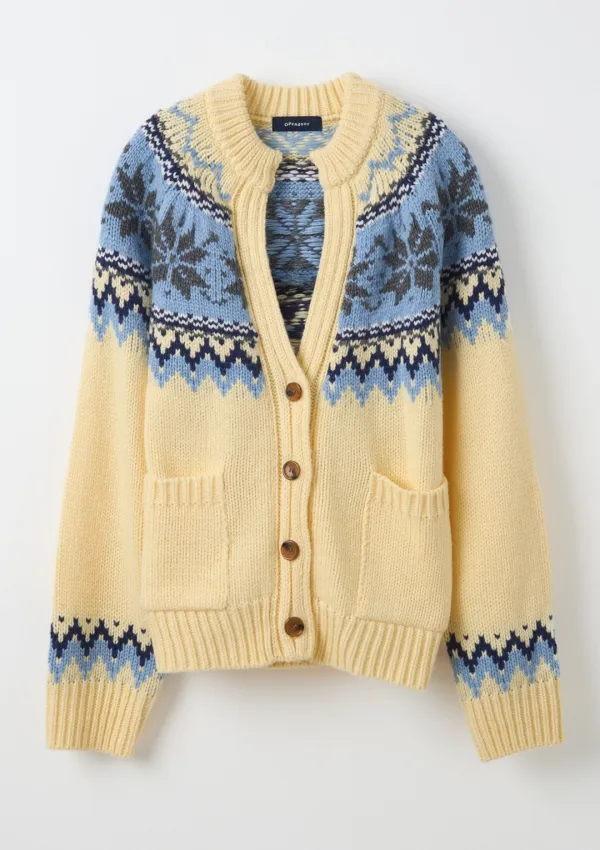Nordic Salt Cardigan Yellow
