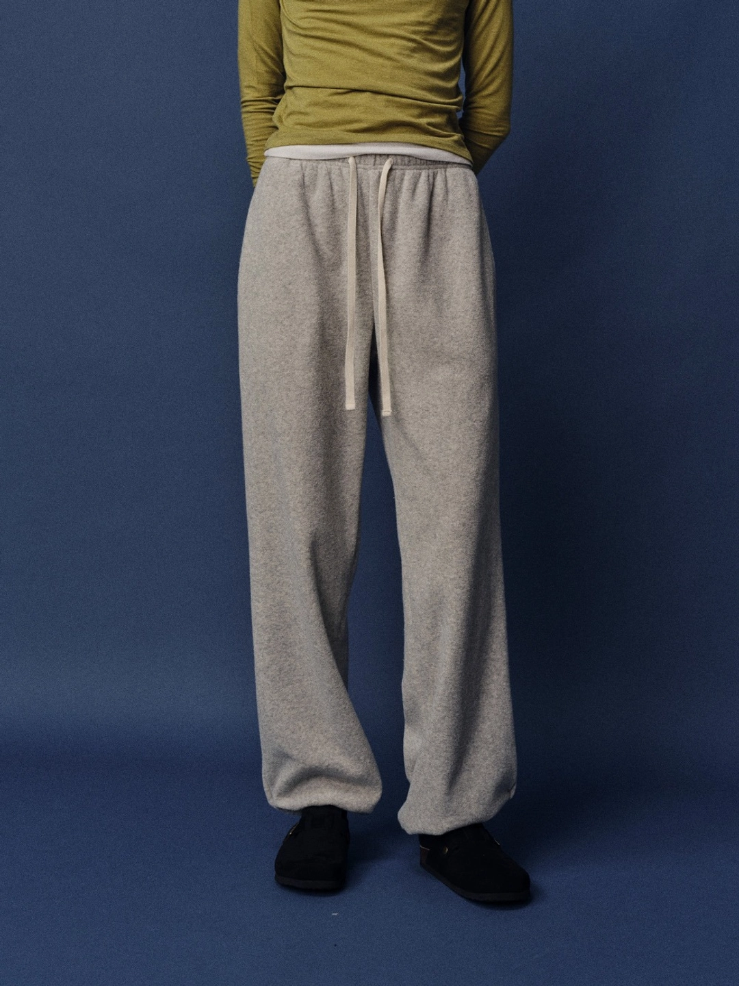 베이오드 String terry pants_gray 상품 이미지 1