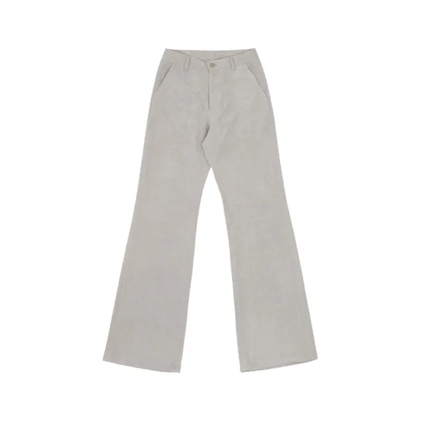 Corduroy Bootcut Pants (snow grey)