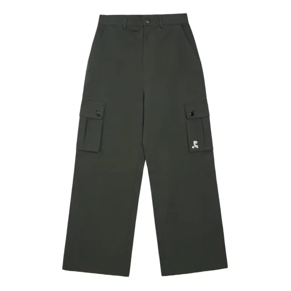 COTTON CARGO PANTS - CHARCOAL
