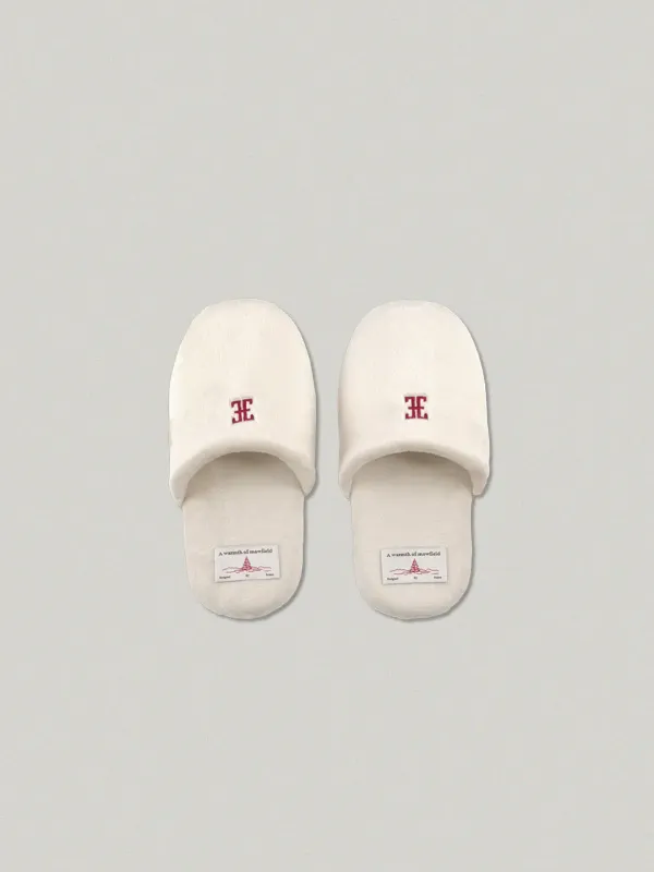 CLASSIC LOGO ROOM SHOES (IVORY)