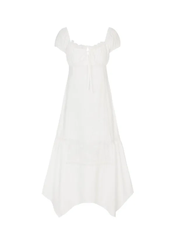Vintage Cotton Dress (White)