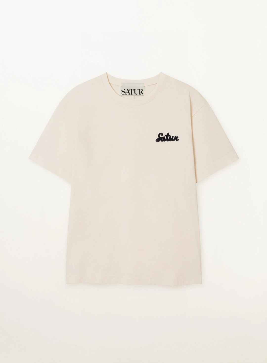 세터 Flowing Small Logo T-Shirt - Cream 상품 이미지 1