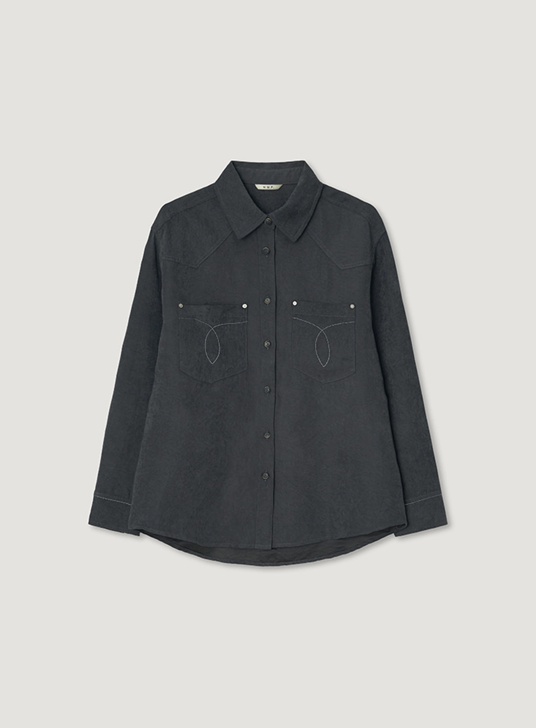 망고매니플리즈 ARIZONA SHIRT_CHARCOAL 상품 이미지 1