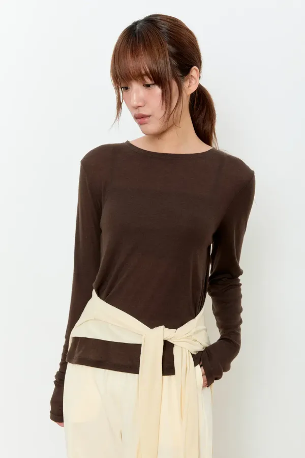 Sheer Tencel T-Shirts- 11Colors