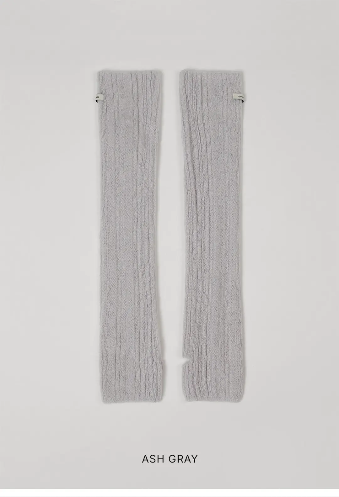 오버듀플레어 MOHAIR LEG AND ARM WARMERS_ASH GRAY 상품 이미지 3