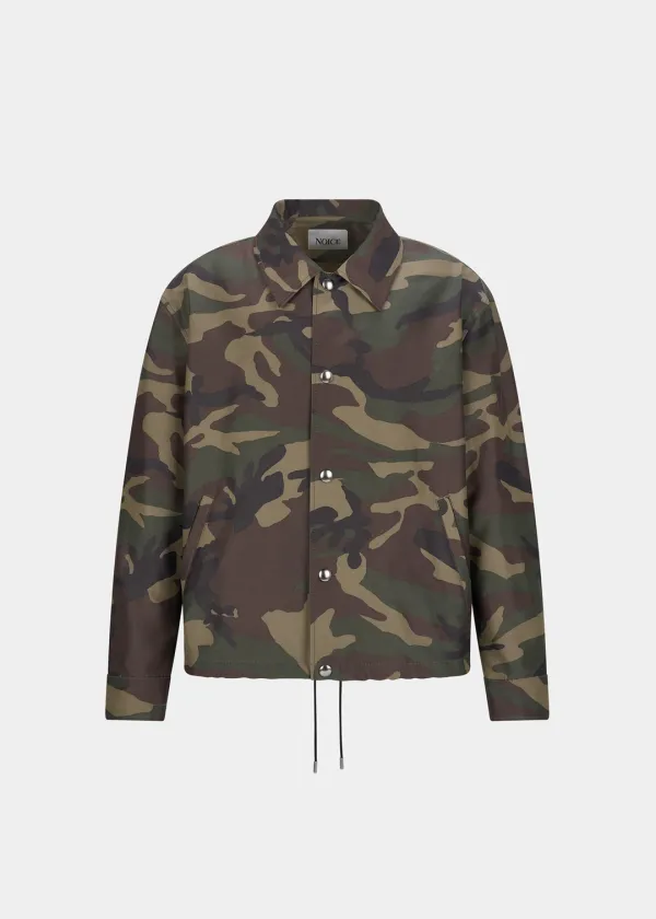 JAPANESE CAMOUFLAGE COACH JACKET - KHAKI