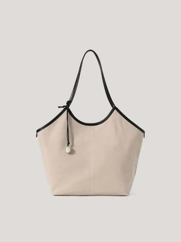 베르 캔버스 숄더백 Vert Canvas Shoulder Bag_Natural