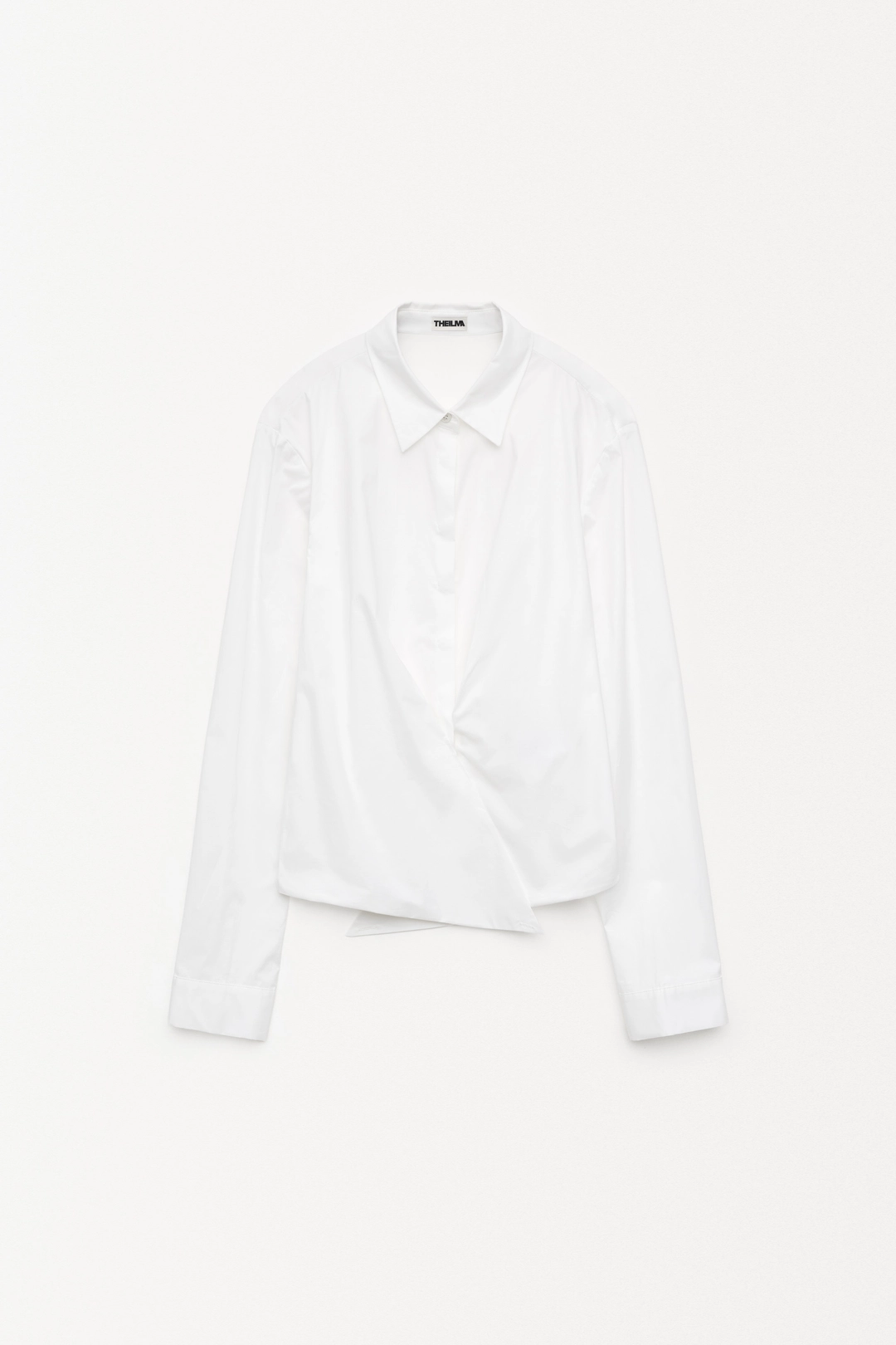 더일마 Eggnog Wrap Shirt white 상품 이미지 1