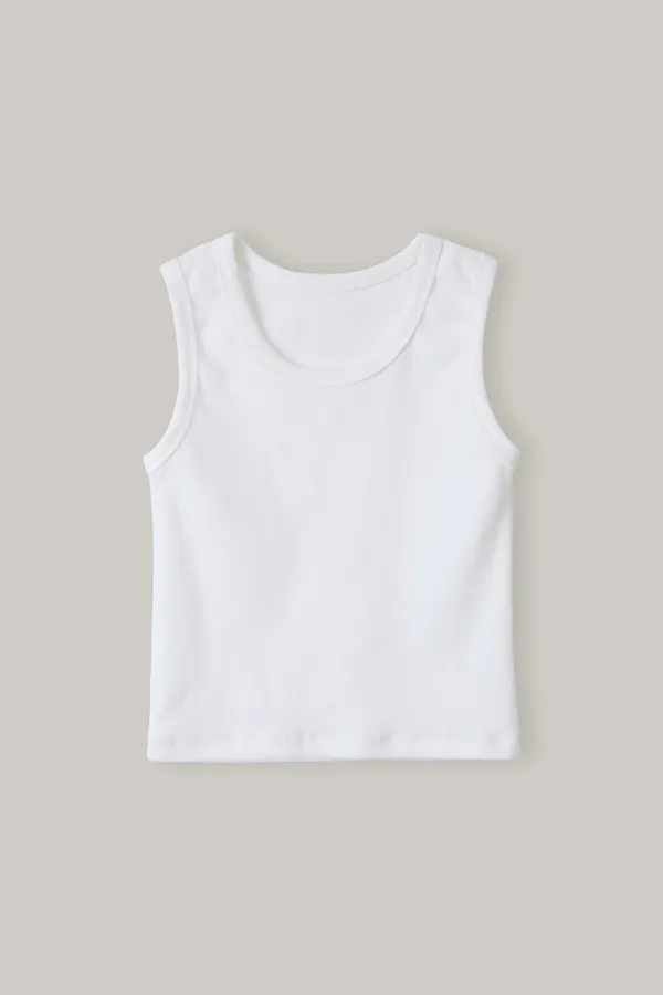 Front-to-Back Rib Top (Ivory)
