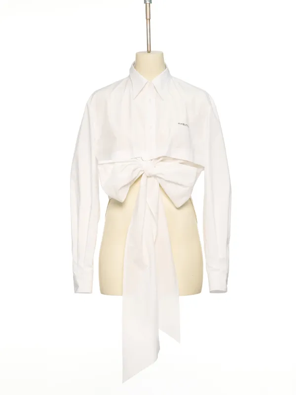 PS26 WHITE DETACHABLE BOLERO SHIRT