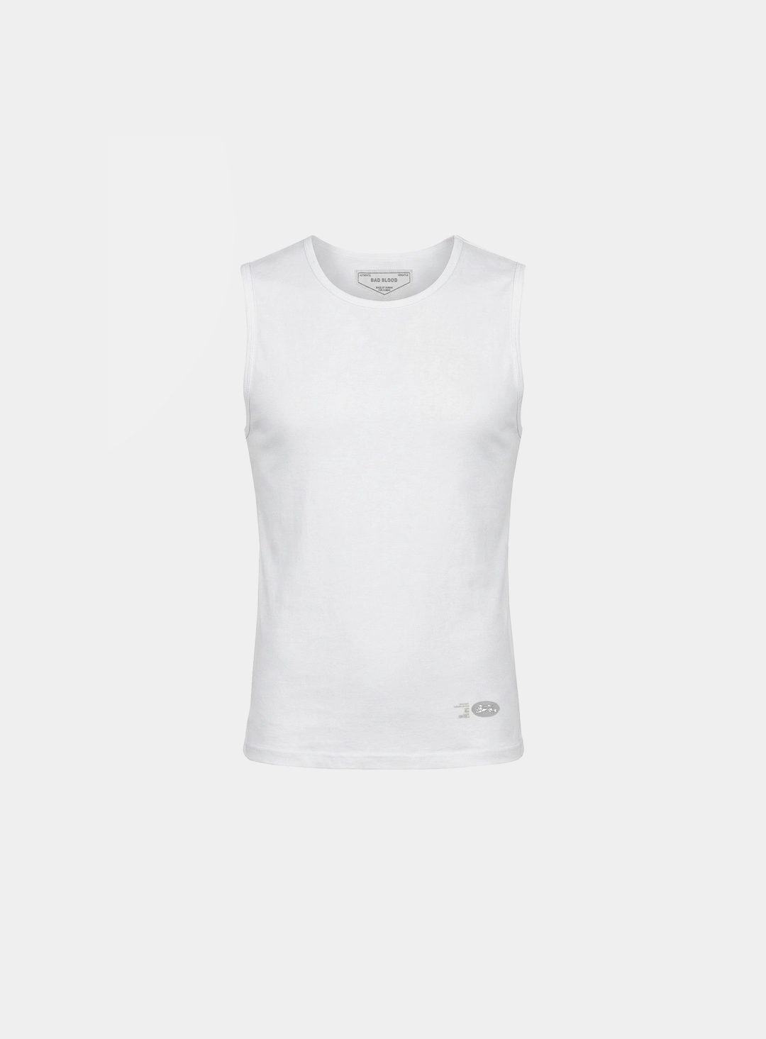 배드블러드 [w-tnk26-010] BS Cotton Jersey Classic Tank - White 상품 이미지 2
