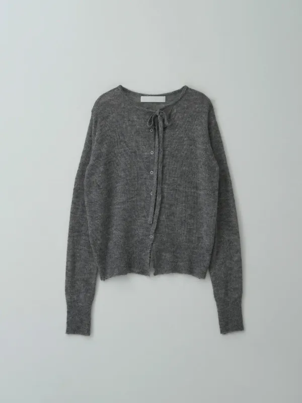 STRING CARDIGAN_GREY