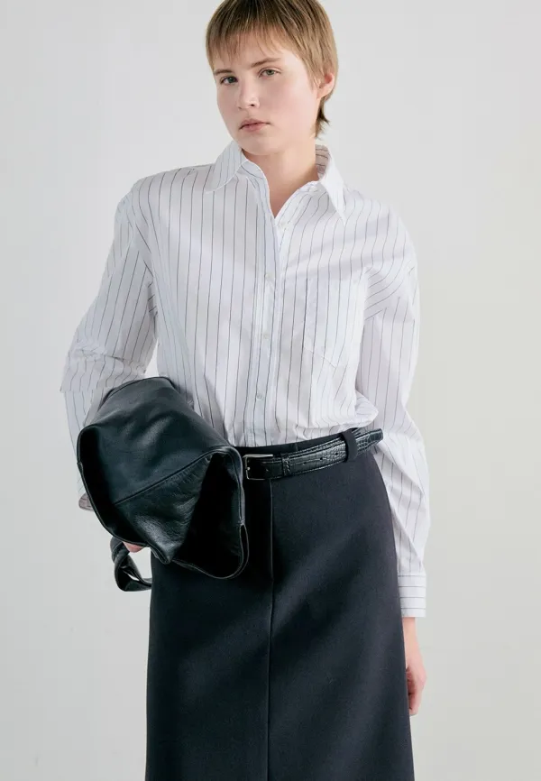 DOUBLE STITCH COMFORT SHIRT - WHITE STRIPE