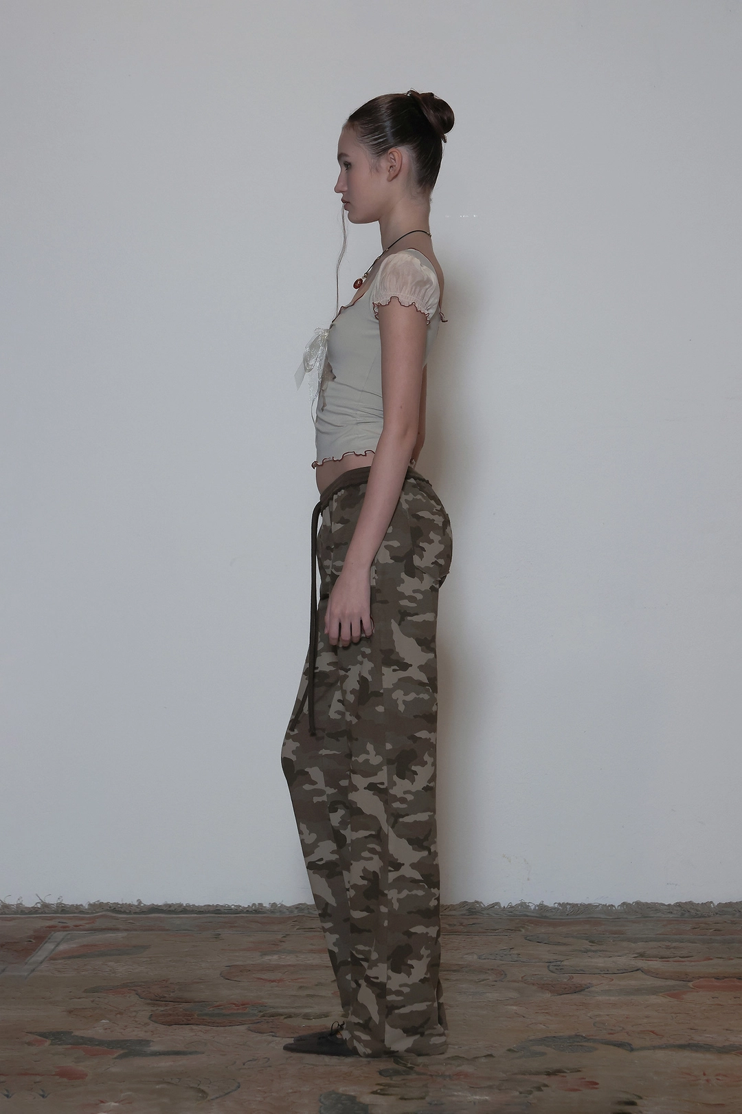 스컬프터 Heaven Camo Sweatpants Forest 상품 이미지 2
