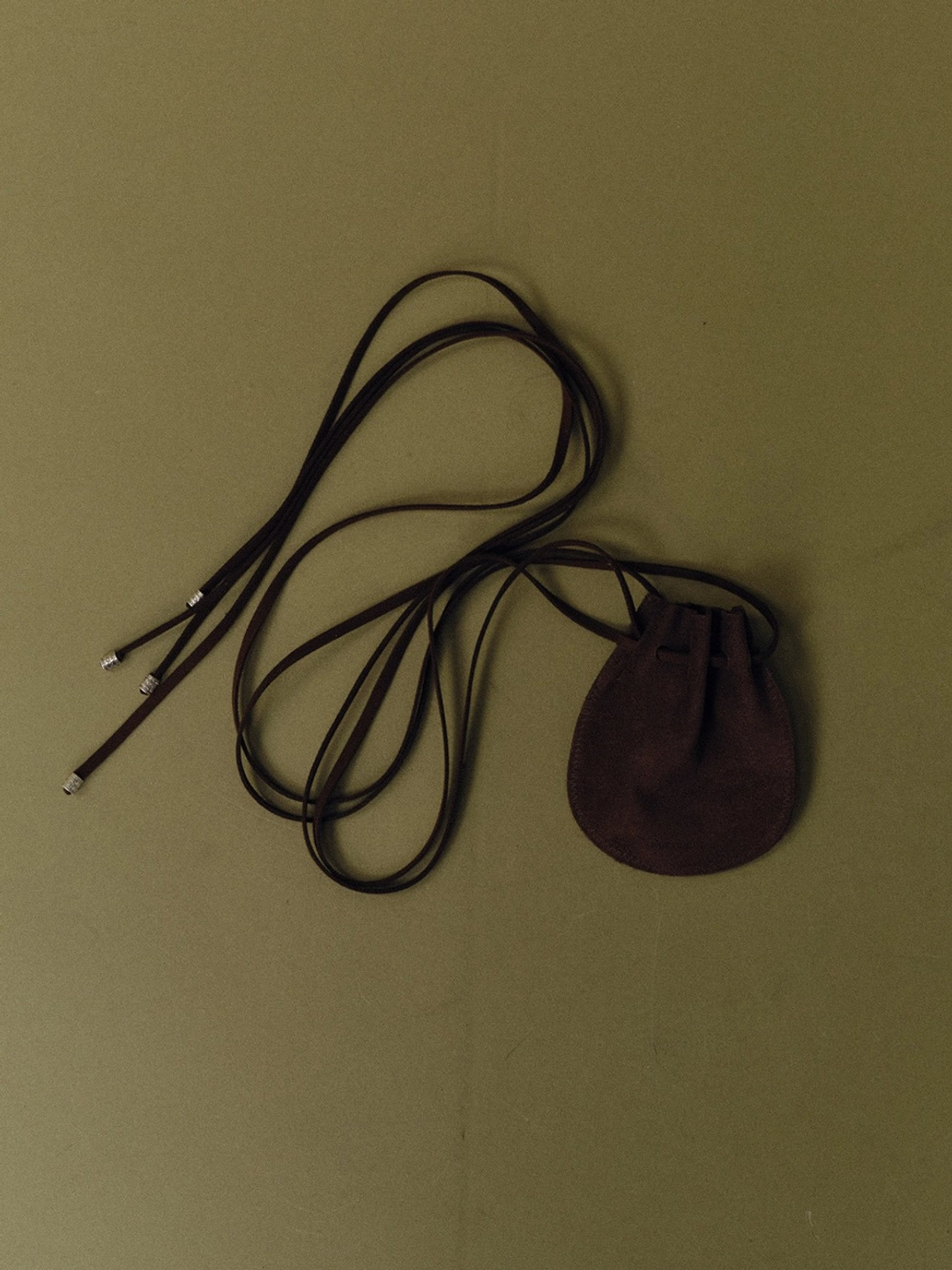 베이오드 Suede cowhide mini bag_brown 상품 이미지 1