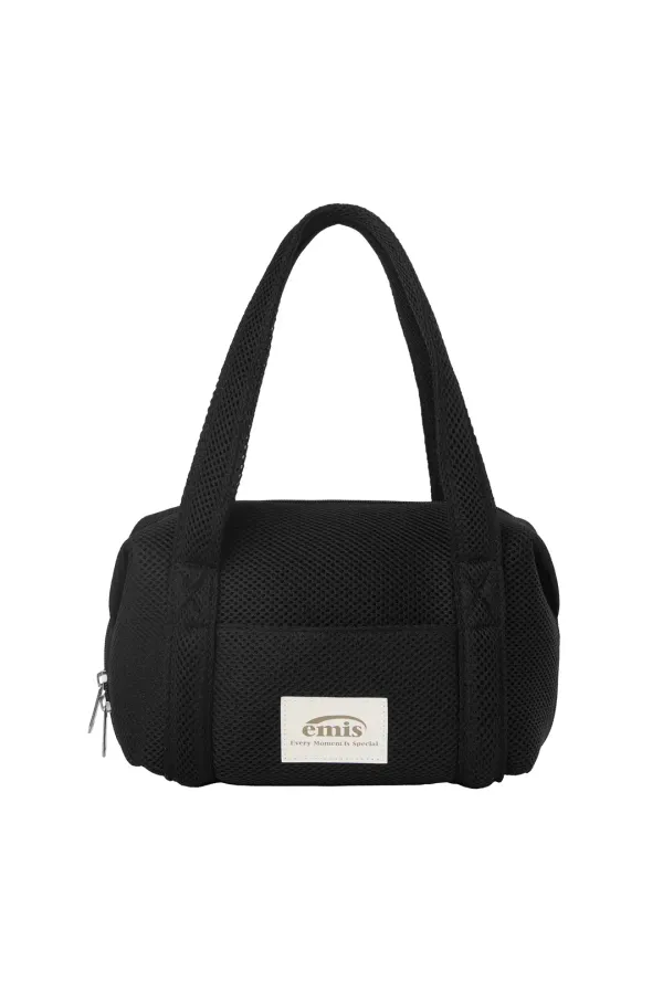 MESH MINI DUFFLE BAG-BLACK