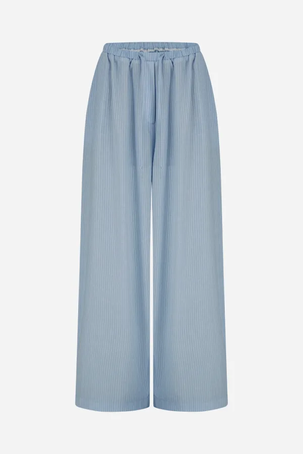 25SS scale stripe wide pants