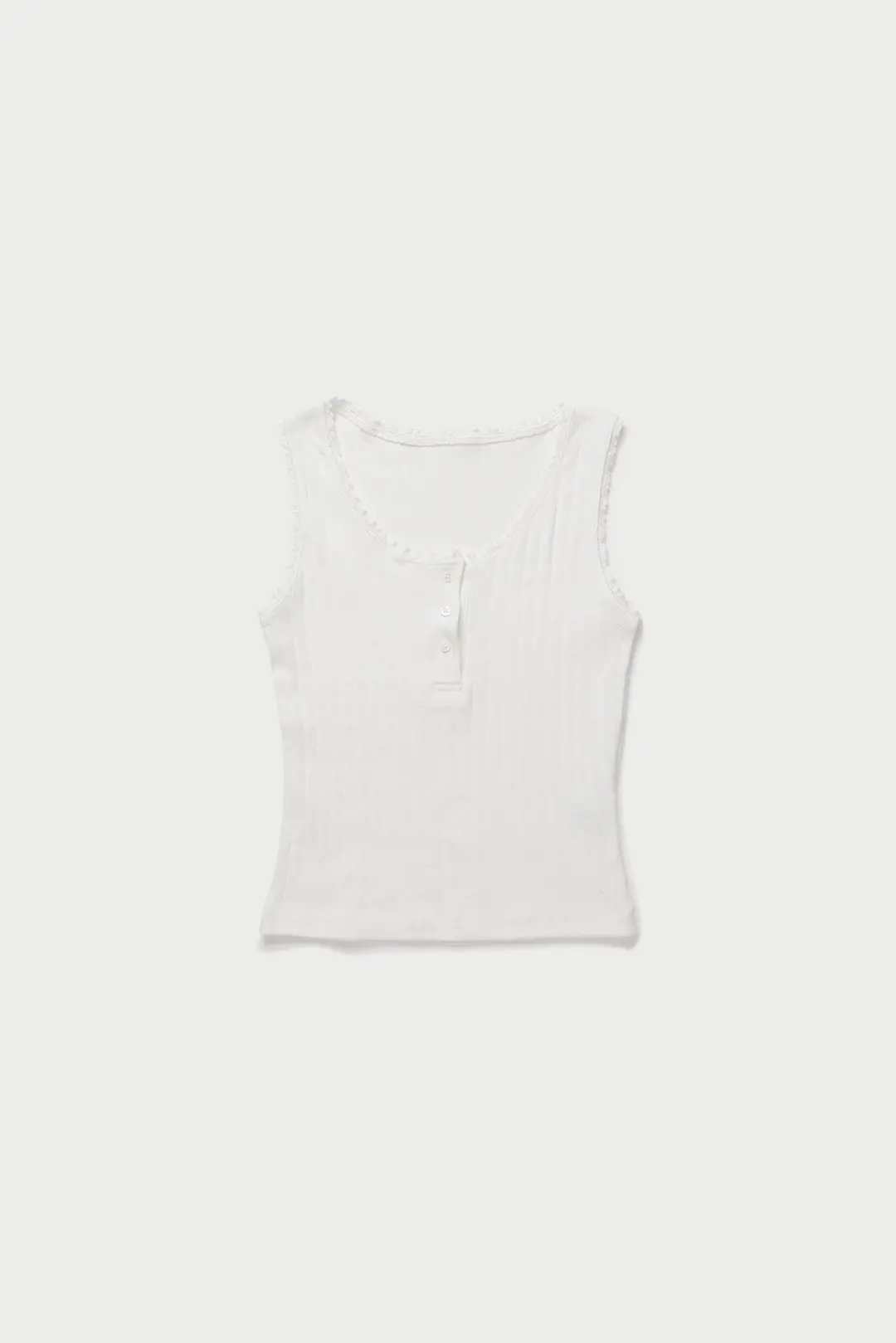 위드아웃썸머 Button sleeveless top_white 상품 이미지 3