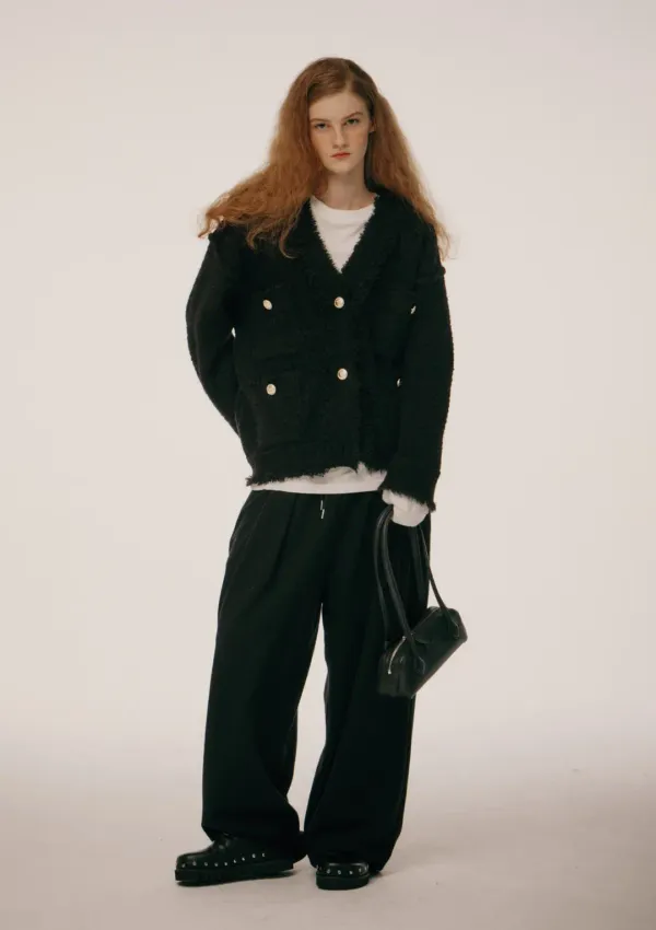 Winter Tweed Knit BLACK