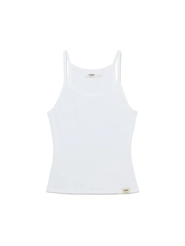 G FINE STRAP CAMISOLE (WHITE)
