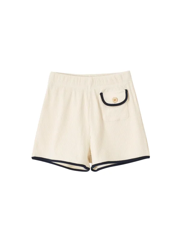 Pocket Point Short Pants_ Ivory