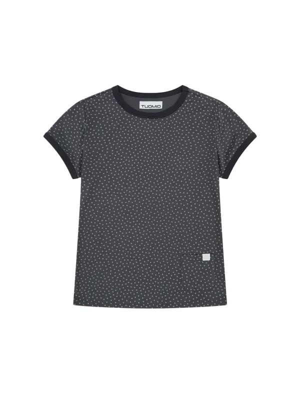 ALL OVER STAR T-SHIRT [CHARCOAL]