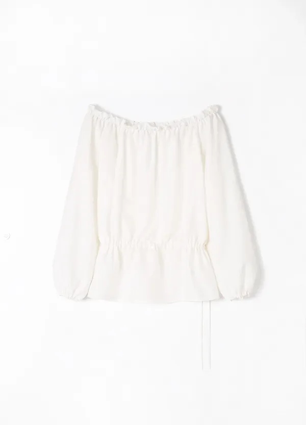 5TH Robe Off-Shoulder Blouse