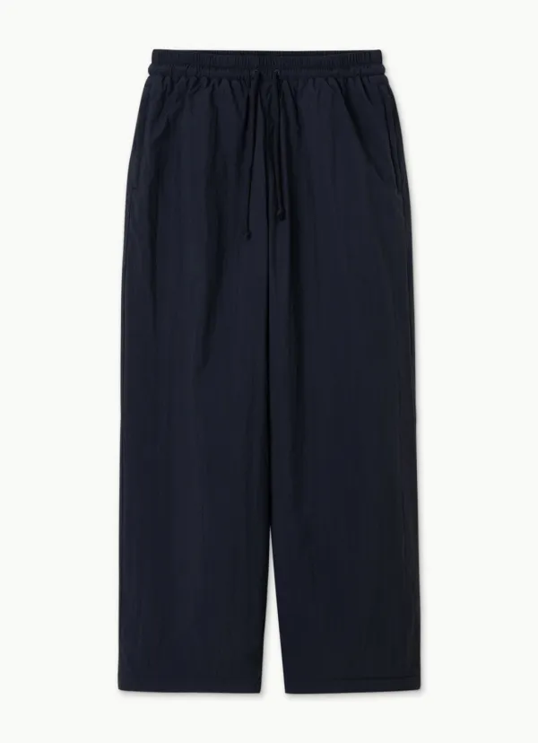 Padded wide pants_Sky Captain