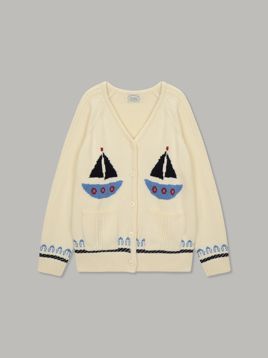 리볼드 Boat V-Neck CD_(Ivory) 상품 이미지 2