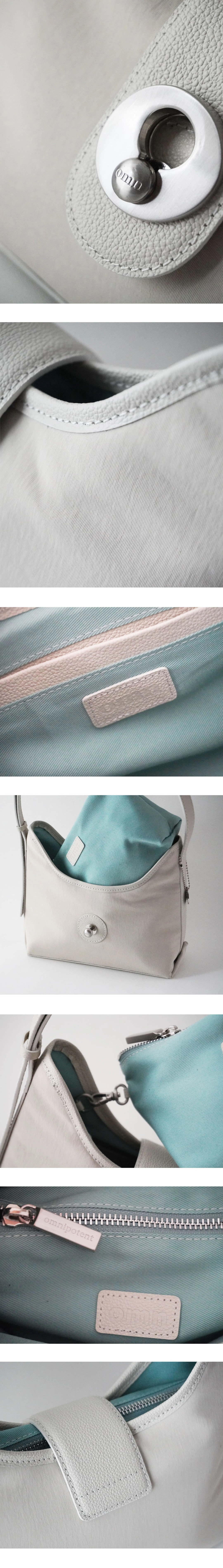 옴니포턴트 momentum tote bag(small) nylon ver. Off white 상품 이미지 3