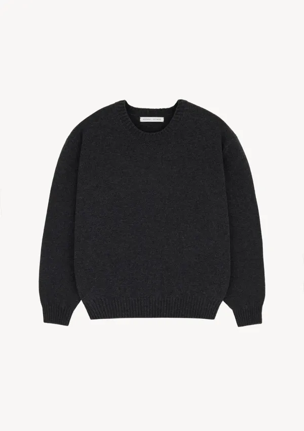 24 Classic Round Knit in Charcoal
