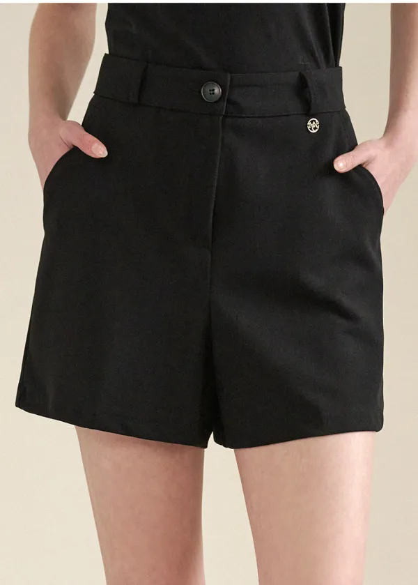  [25-36]  Restful Short Slacks  레스트풀 숏 슬랙스 (여름-데일리룩-출근룩-데이트룩-캐주얼룩-하객룩-클래식룩-오피스룩-베이직-슬랙스-숏슬랙스-A라인-빅사이즈-자체제작) 
