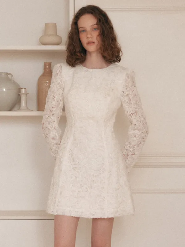 Soft Rosetta Mini Dress