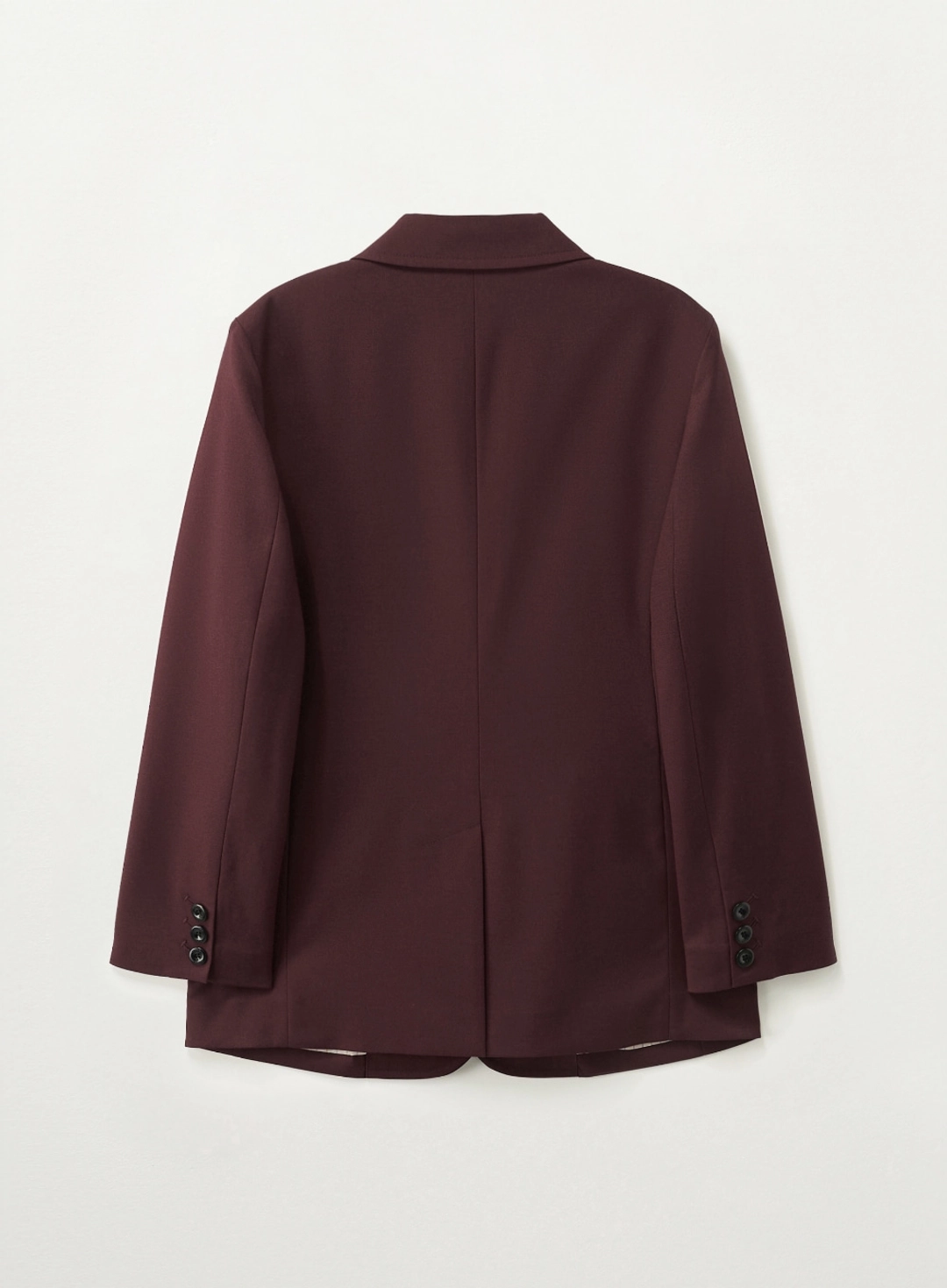 세터 [신예은 Pick] (W) 3-Button Single Blazer - Burgundy 상품 이미지 2
