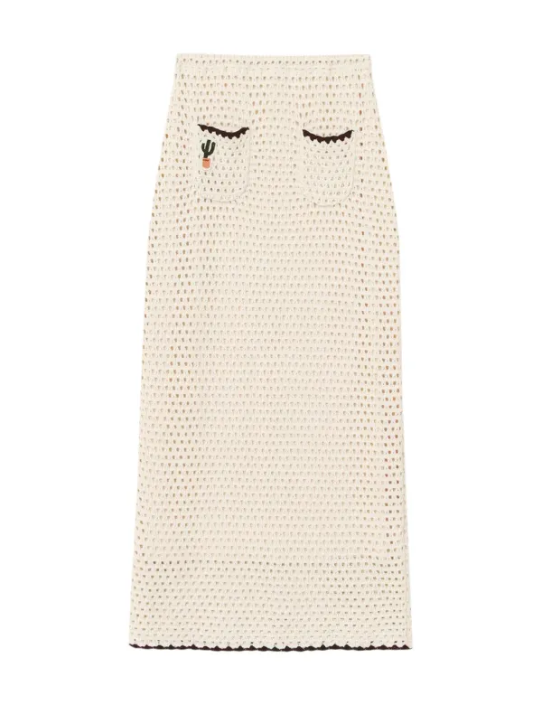 KIO KNIT SKIRT_CREAM