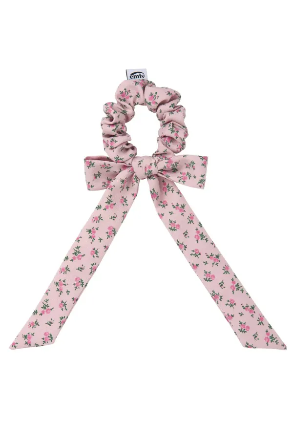 FLOWER RIBBON SCRUNCHIE
