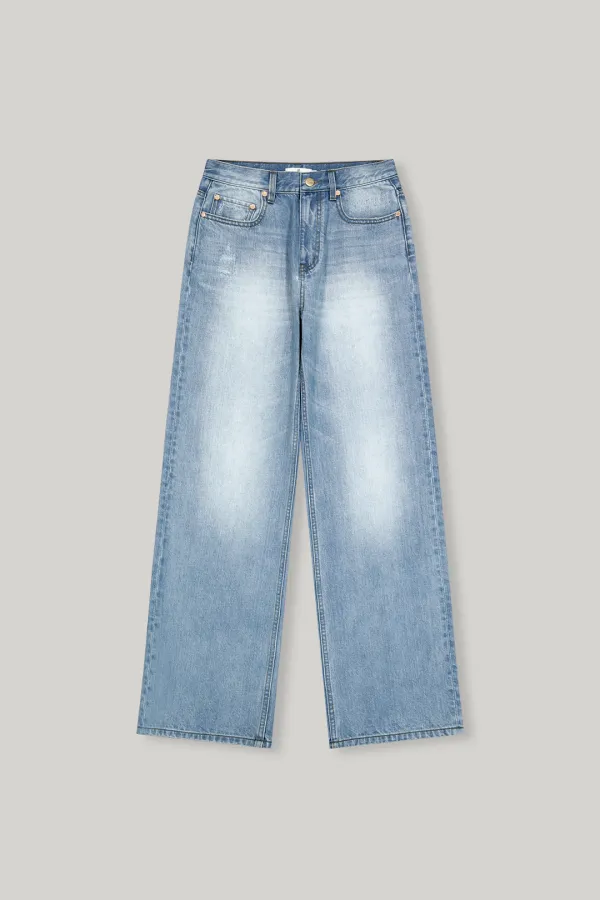 Lark Semi Wide Denim Pants