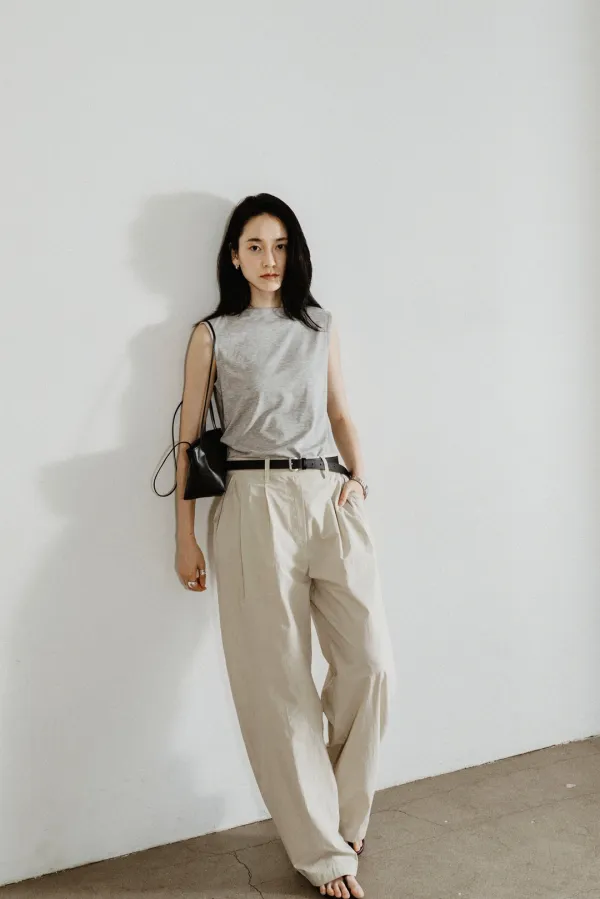 36775_Tencel-blend boatneck sleeveless tee TD