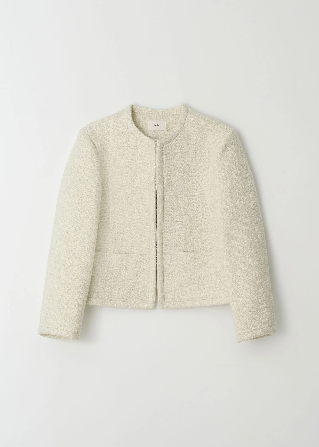 더라이 Tweed Wool Straight Jacket(Ivory) 상품 이미지 3