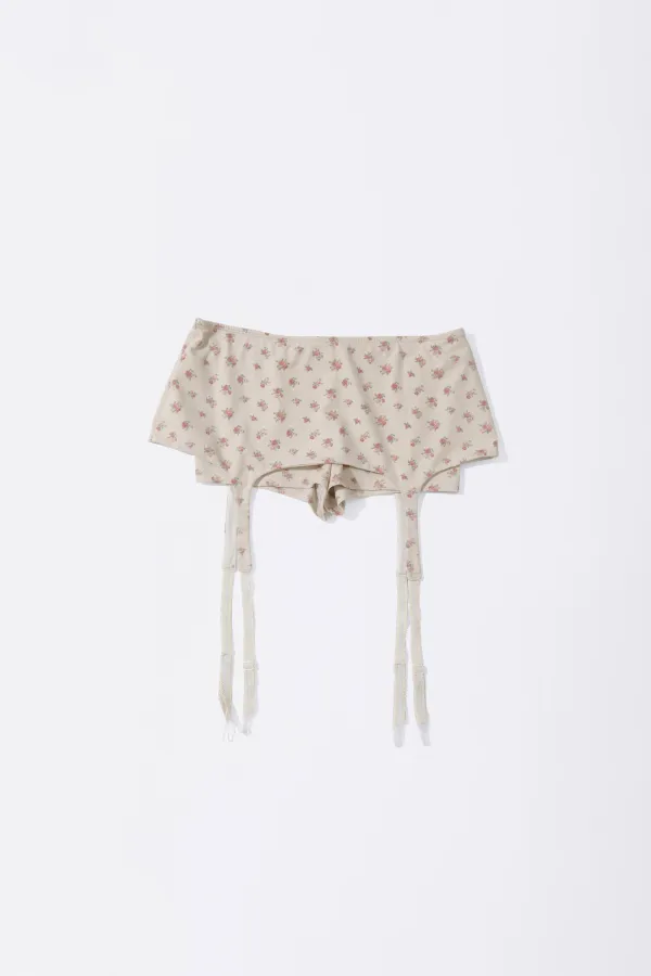 Cottage Garter Belt Skort Raw