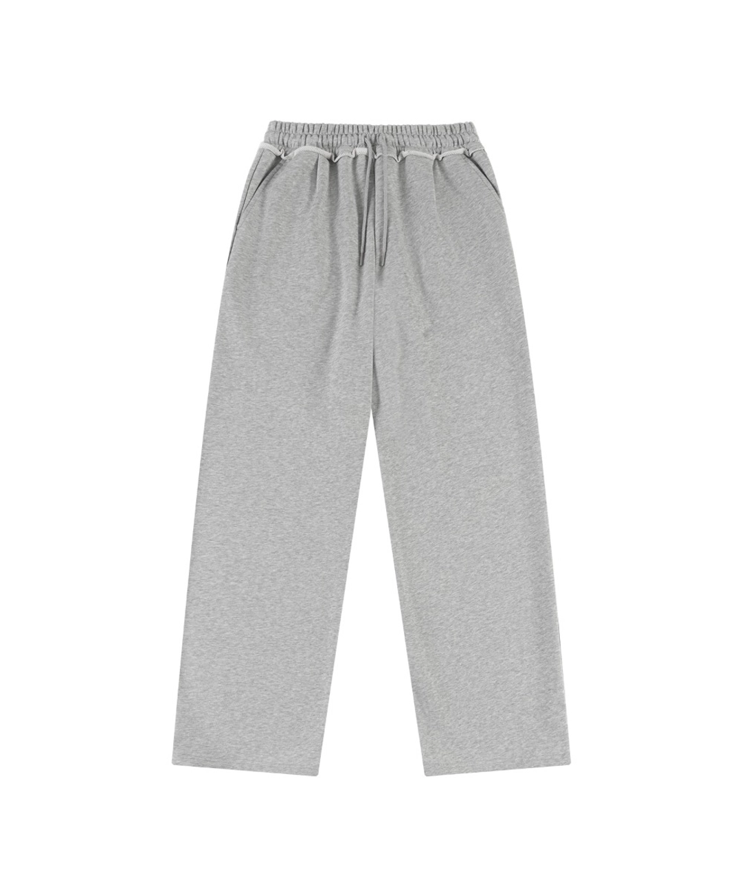 반원 아뜰리에 P3280 스트레이트 스웨트 팬츠_Melange gray 상품 이미지 1