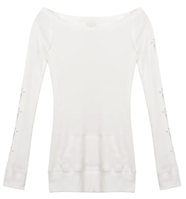 Off-shoulder mini dress (White)