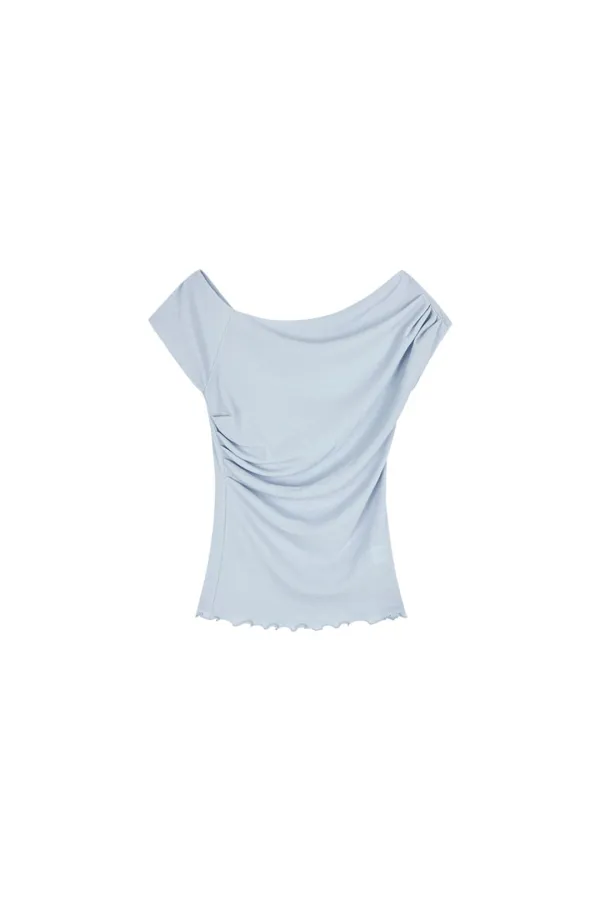 [3rd] Off Shirring T-shirt