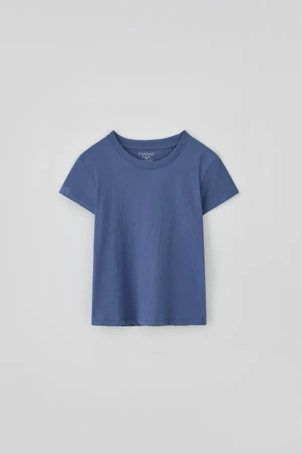 T/T Sculpted half t-shirt (blue)