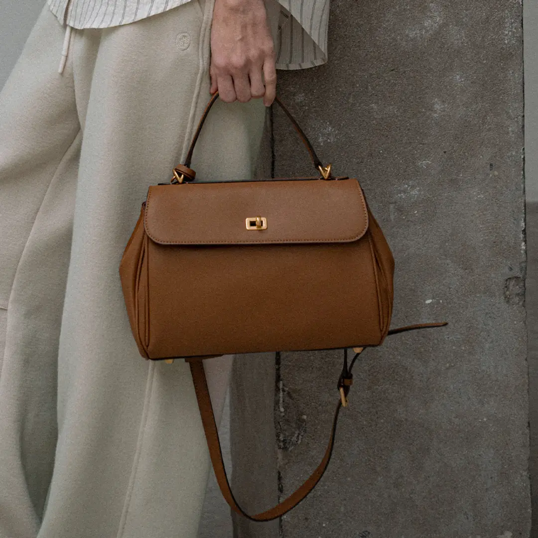 시야쥬 SIAC3061 Leather Michelle Bag S_S\'est passee(쎄빠쎄)_Brown 상품 이미지 2