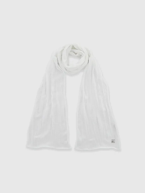 Crinkle Scarf (Ivory)